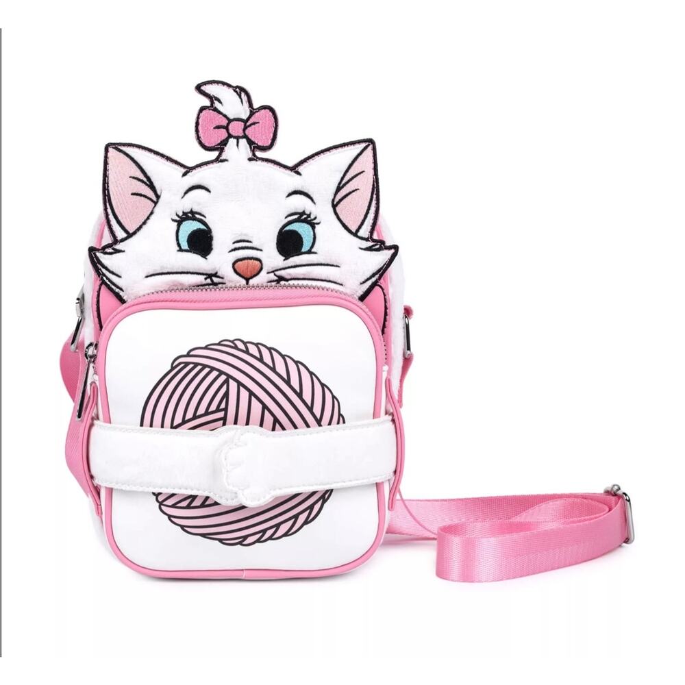 Disney Parks Loungefly Marie Crossbody Bag with Coin Pouch